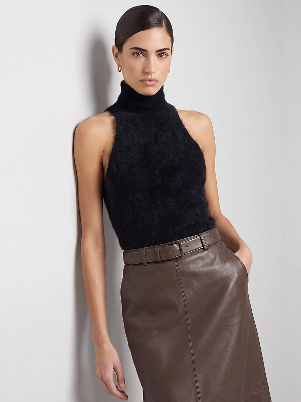 топ Max Mara MMLPANFILO цвет черный