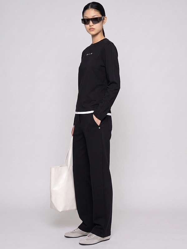 лонгслив Max Mara MMLPINZA цвет черный