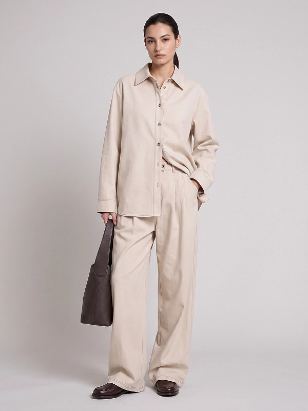 рубашка трикотажная Max Mara MMLRAFIA цвет светло-бежевый