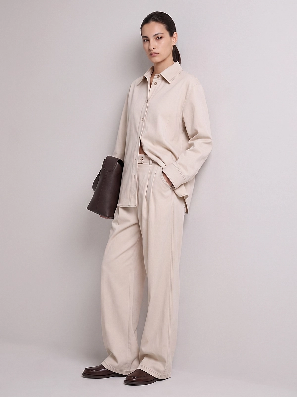 рубашка трикотажная Max Mara MMLRAFIA цвет светло-бежевый