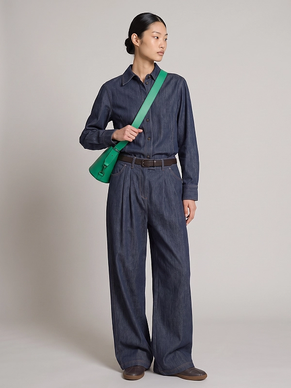 рубашка трикотажная Max Mara MMLRAFIA цвет синий