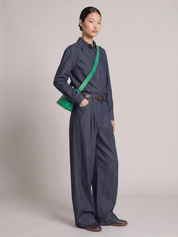 рубашка трикотажная Max Mara MMLRAFIA цвет синий