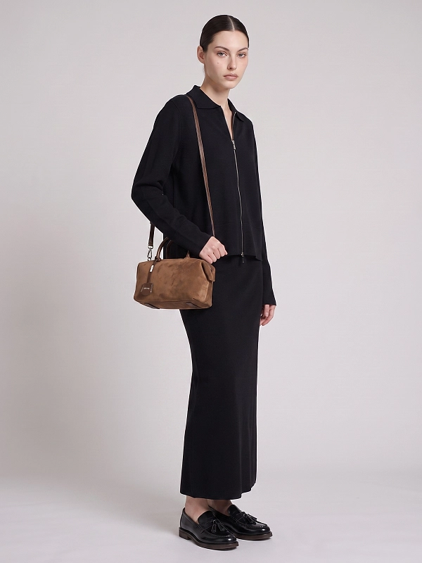 юбка трикотажная Max Mara MMLSONNI цвет черный