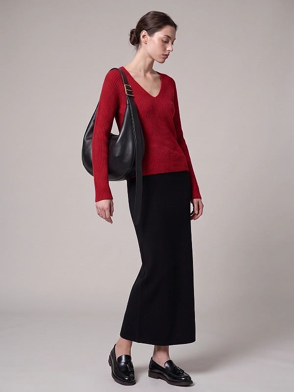 пуловер Max Mara MMLSVELTO цвет темно-красный