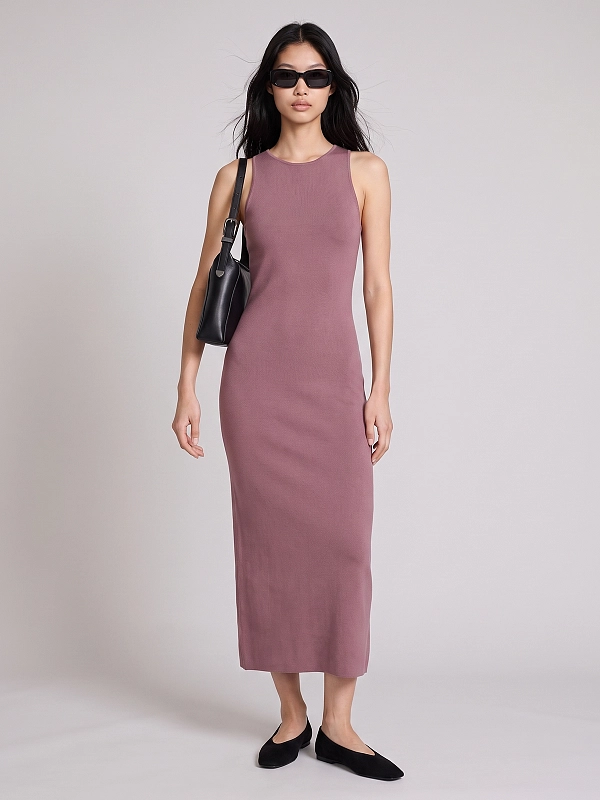 платье трикотажное Max Mara MMLVETUSTA цвет розовый