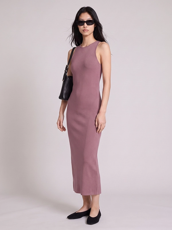 платье трикотажное Max Mara MMLVETUSTA цвет розовый