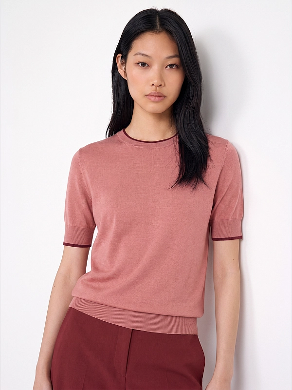 джемпер Max Mara MSTAGENDA цвет розовый