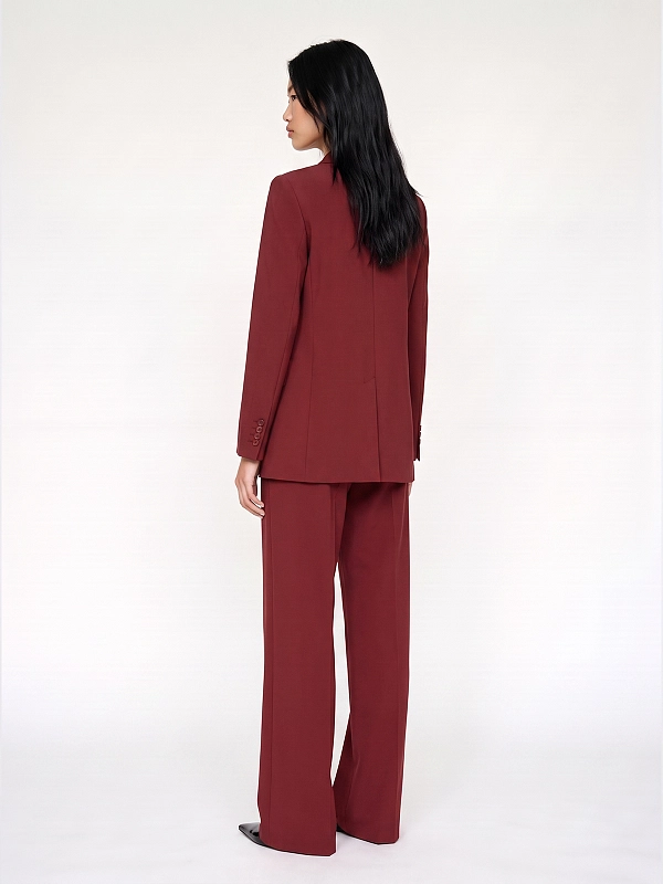 жакет Max Mara MSTASSENZI цвет бордовый