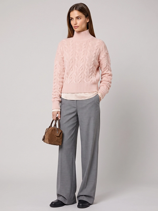 свитер Max Mara MSTCOSMO цвет розовый