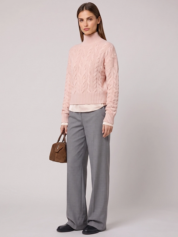свитер Max Mara MSTCOSMO цвет розовый
