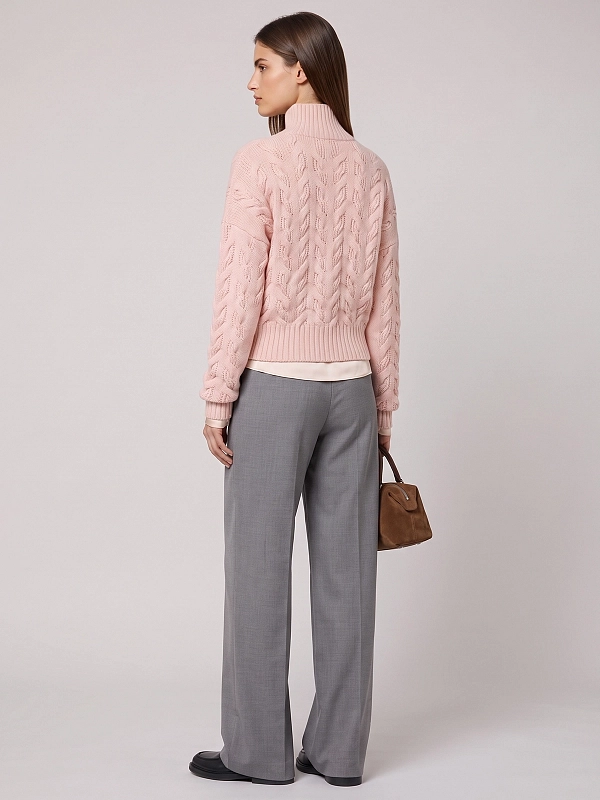 свитер Max Mara MSTCOSMO цвет розовый