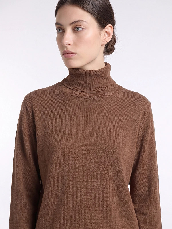 водолазка Max Mara MSTEDUCATA цвет табак