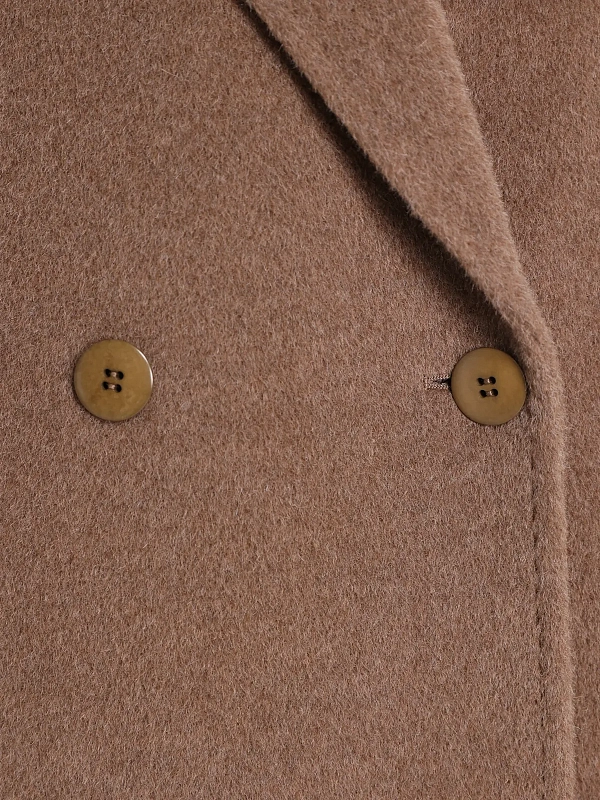 пальто Max Mara MSTEREMI цвет коричневый