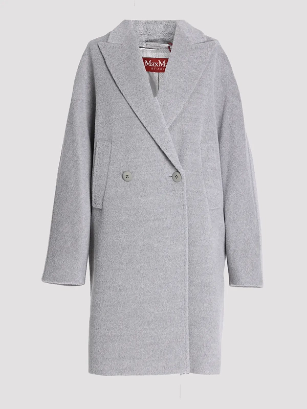 пальто Max Mara MSTEREMI цвет серый
