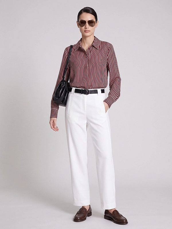 блузка Max Mara MSTFLIRT цвет бордовый
