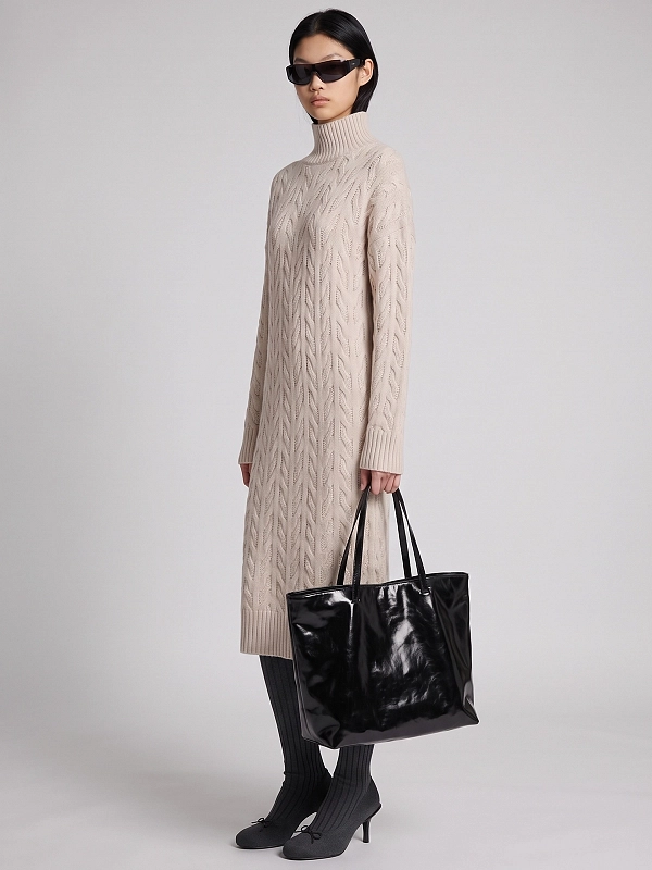 платье трикотажное Max Mara MSTGRADO цвет бежевый