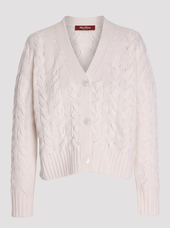 кардиган Max Mara MSTORLI цвет белый