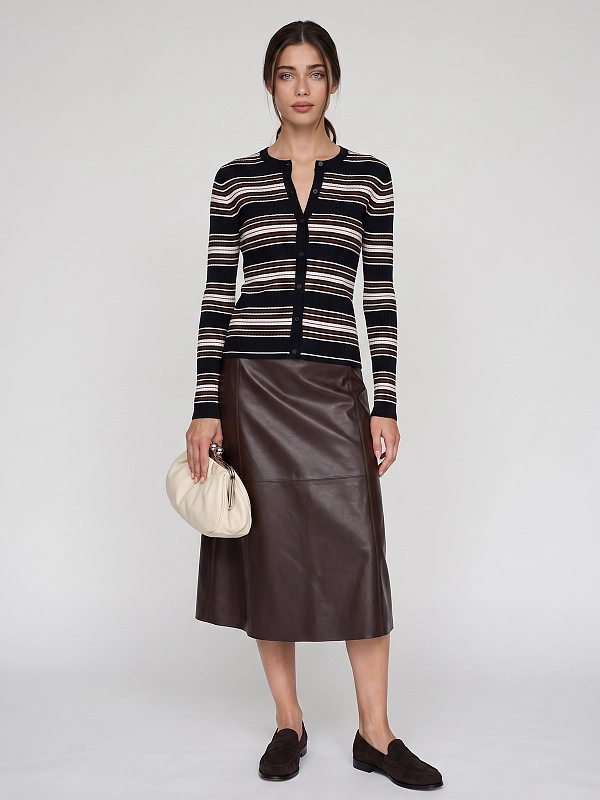 кардиган Max Mara MSTPIOMBO цвет темно-синий