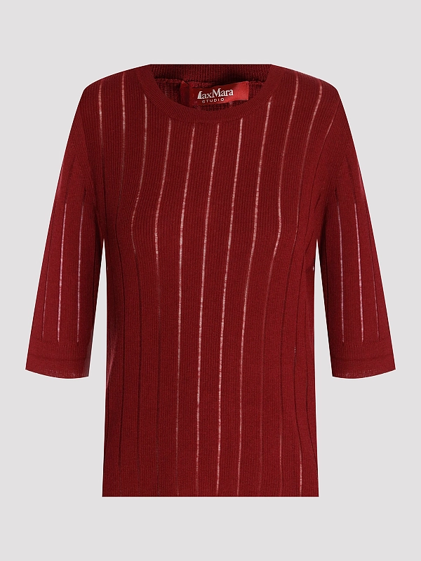 джемпер Max Mara MSTRAGNO цвет бордовый