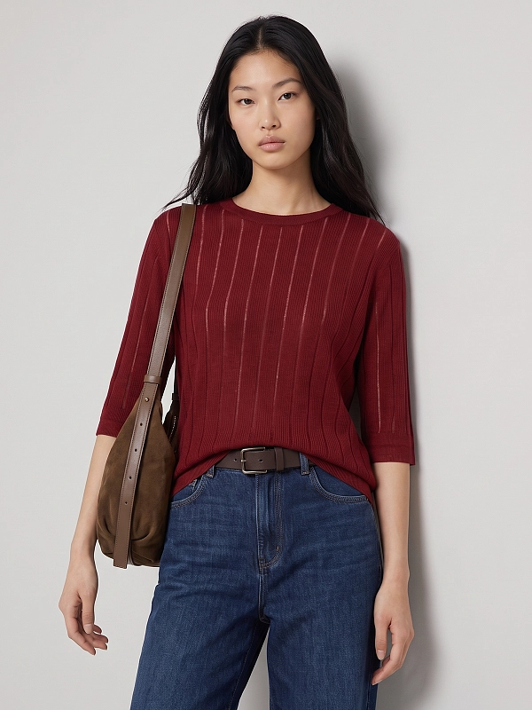 джемпер Max Mara MSTRAGNO цвет бордовый