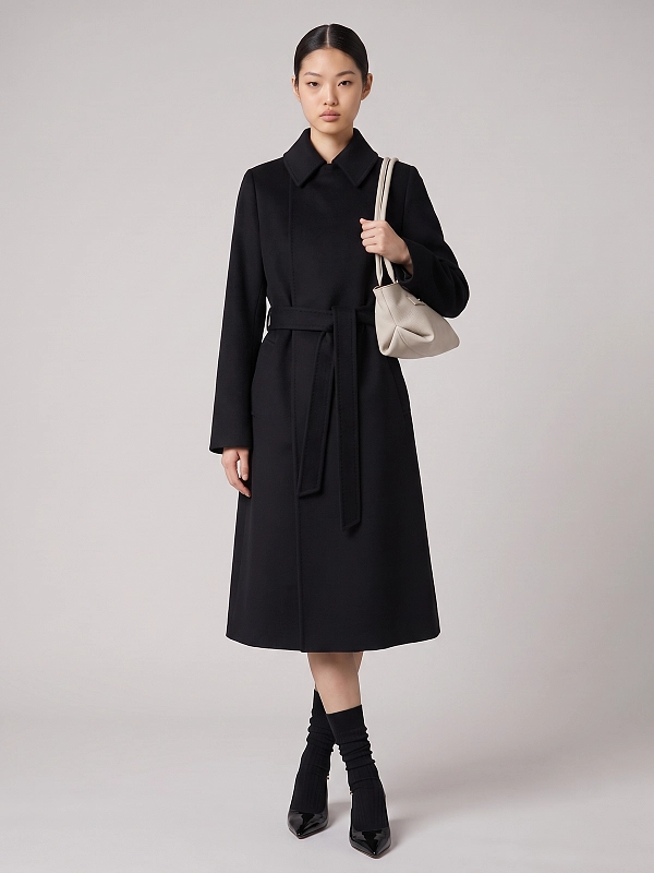 пальто Max Mara MSTSTRANO цвет черный