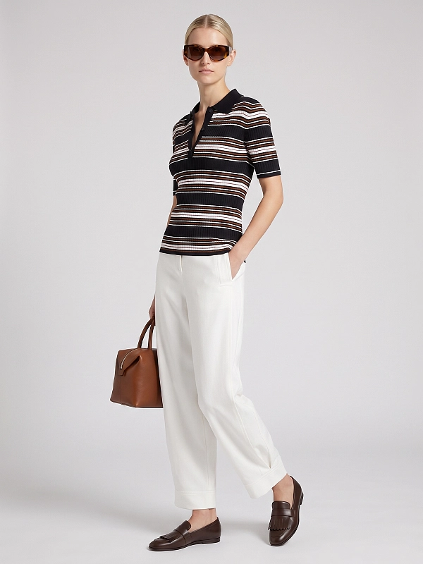 поло Max Mara MSTTALLERO цвет темно-синий