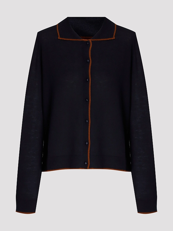 кардиган Max Mara MSTTARGA цвет темно-синий
