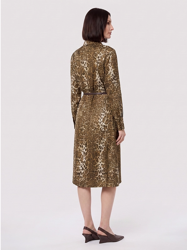 платье Max Mara MSTVIGILE цвет леопардовый