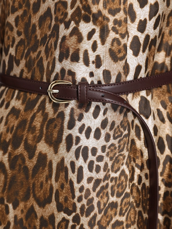 платье Max Mara MSTVIGILE цвет леопардовый
