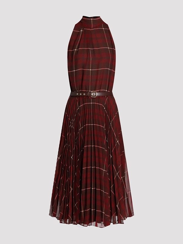 платье Max Mara MSTVISTA цвет бордовый