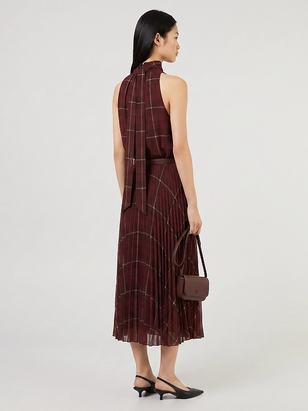 платье Max Mara MSTVISTA цвет бордовый