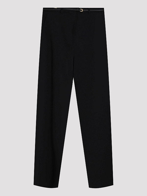 брюки Max Mara MSTZANZARA цвет черный