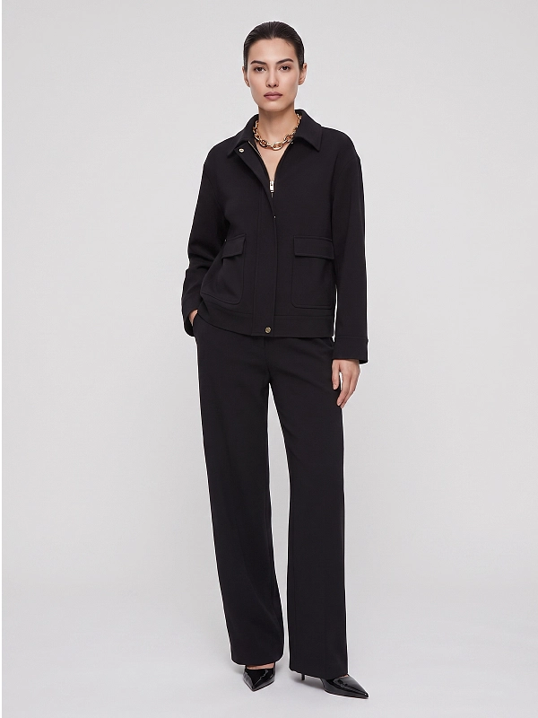 брюки Max Mara MSTZANZARA цвет черный