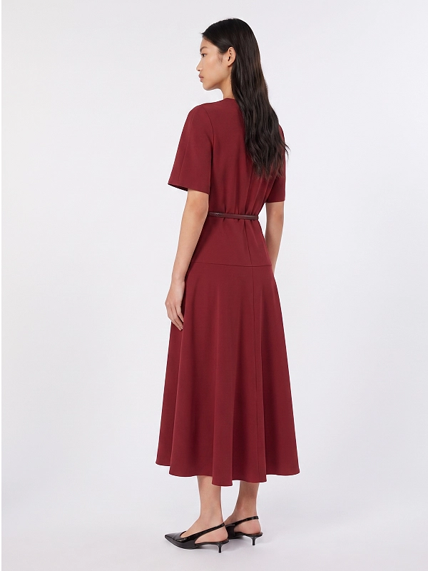 платье Max Mara MSTZORRO цвет бордовый