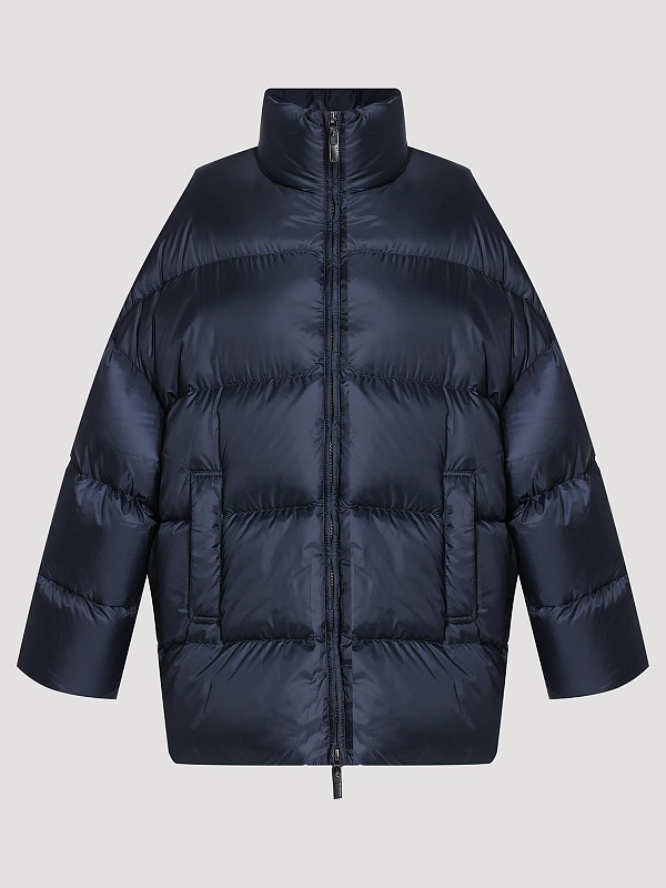пуховик короткий Max Mara MTCFREE цвет синий