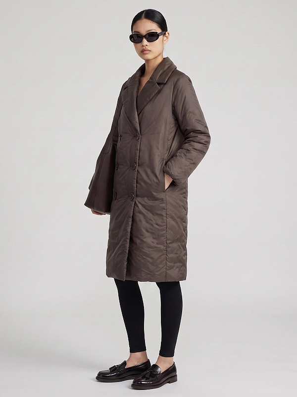 пальто cameluxe Max Mara MTCGREENCO цвет коричневый