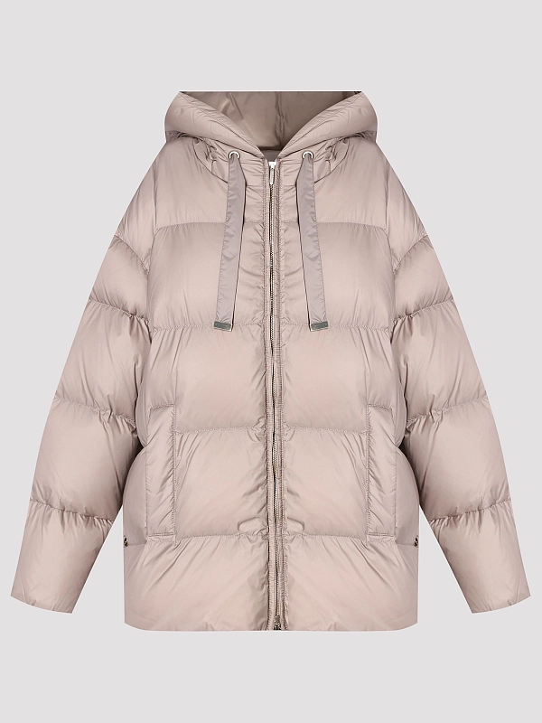 пуховик короткий Max Mara MTCNERINE цвет бежевый