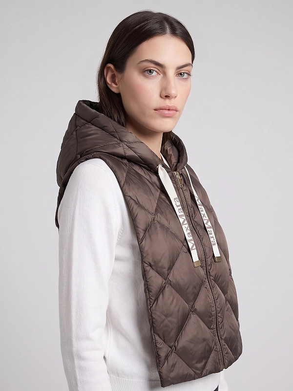 капюшон Max Mara MTCTREC цвет коричневый