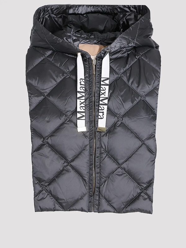 капюшон Max Mara MTCTREC цвет серый