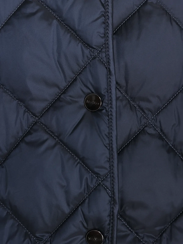 жилет пуховый Max Mara MTCTREFA цвет темно-синий
