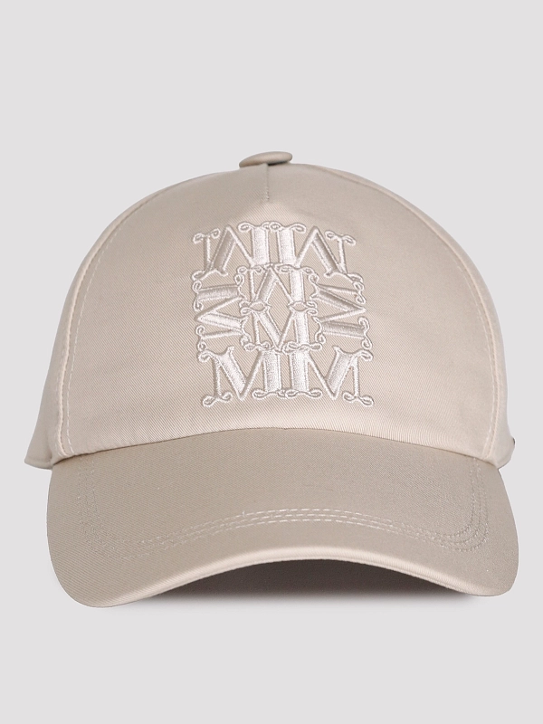 бейсболка Max Mara MXASALMONE цвет бежевый