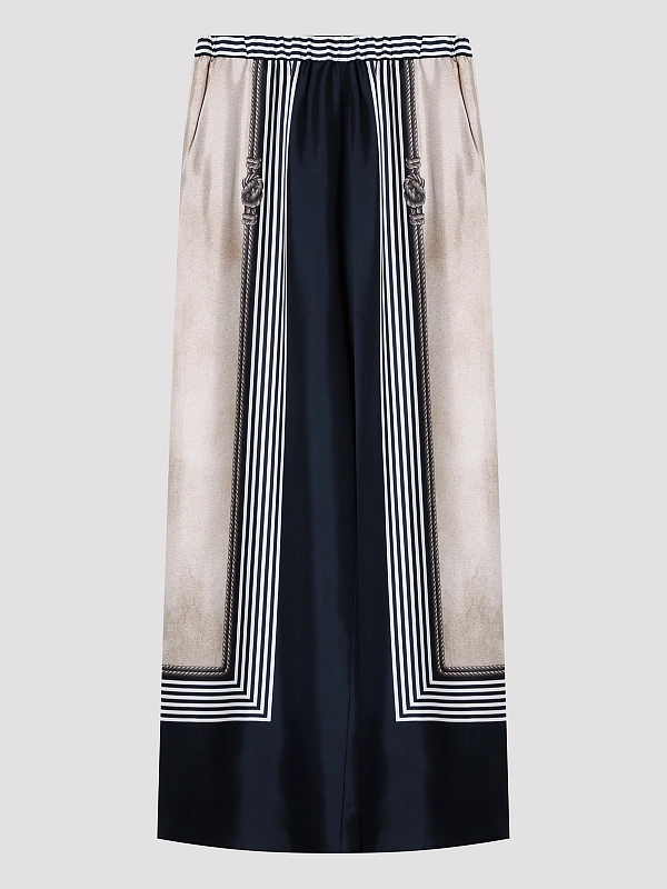брюки Max Mara MXMCARABO цвет синий