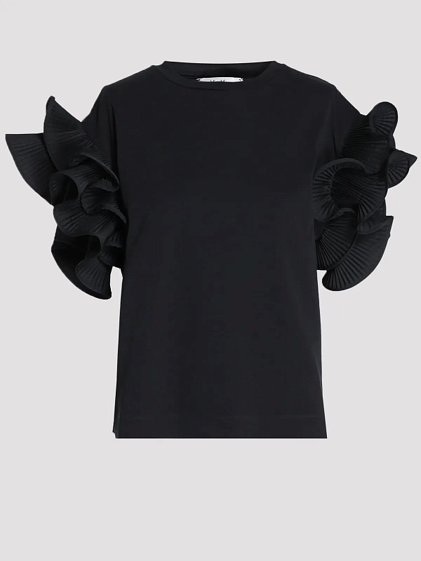 футболка Max Mara MXMCOSTONE цвет черный