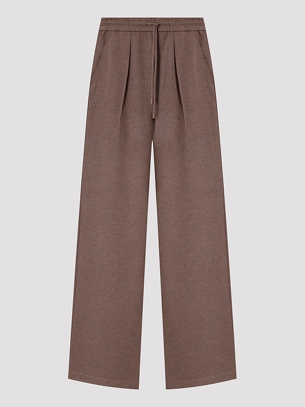 брюки Max Mara MXMDANCING цвет коричневый