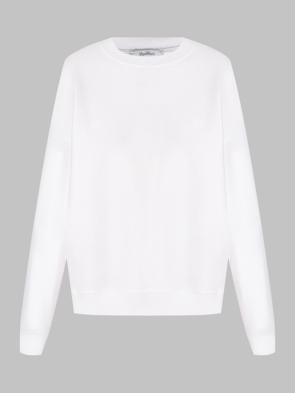 свитшот Max Mara MXMFASTO цвет белый