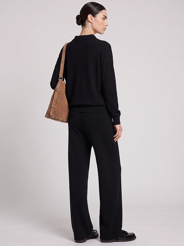 брюки Max Mara MXMFELTRE цвет черный