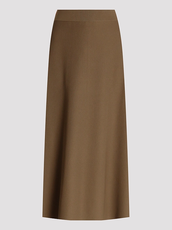 юбка трикотажная Max Mara MXMFUGGITO цвет коричневый