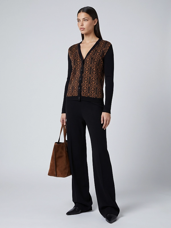 кардиган Max Mara MXMLIBBRA цвет черный