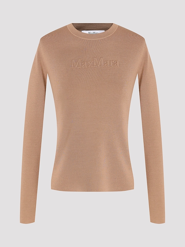 джемпер Max Mara MXMMANTO цвет кэмэл