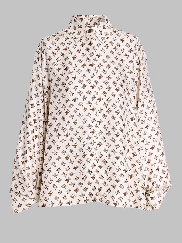 блузка Max Mara MXMOBICE цвет молочный